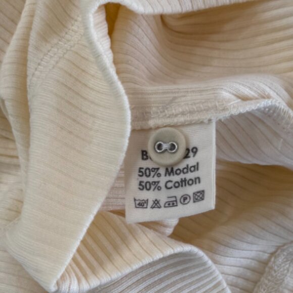 MARMAR COPENHAGEN - LONG SLEEVE TEE - 50%COTTON - IVORY - 8Y - NEW NO TAG - Picture 5 of 5